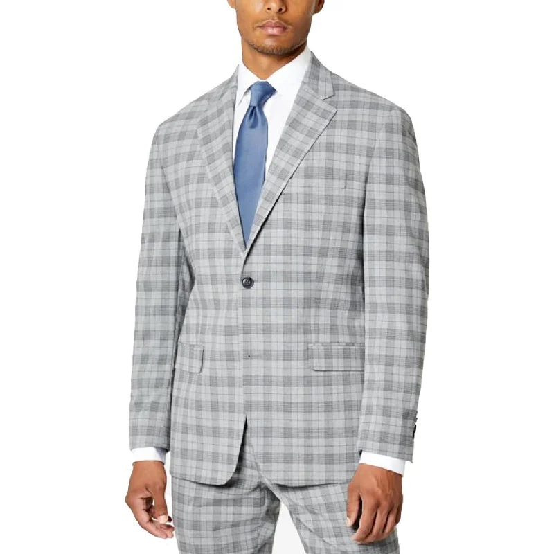 Simple Styles Tallia Mens Verdello Wool Slim Fit Two-Button Blazer