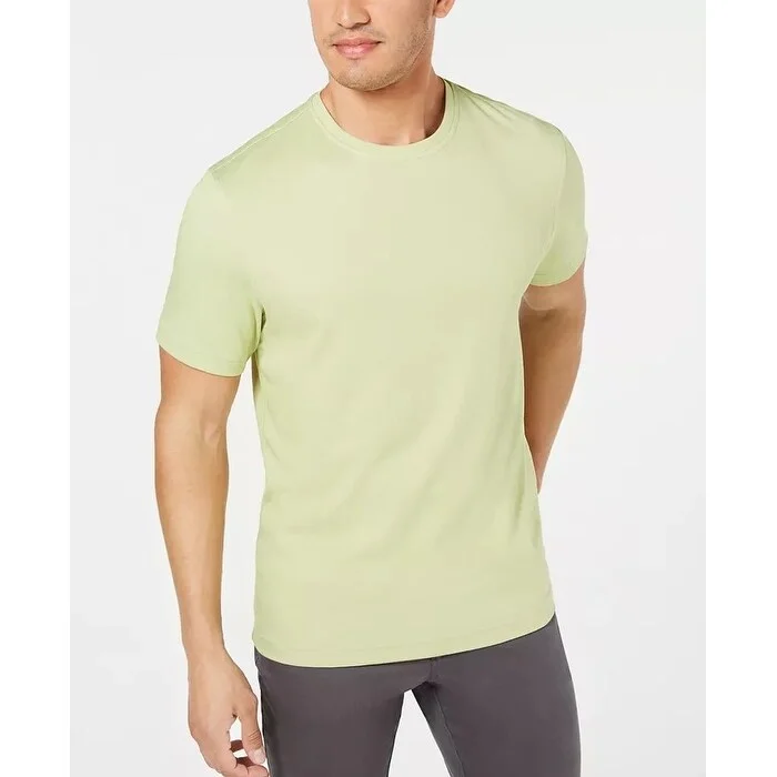 Practical Clothing Tasso Elba Men's Supima Blend Crewneck T-Shirt Green Size L - Large Practical Clothing Tasso Elba Men's Supima Blend Crewneck T-Shirt Green Size L - Large