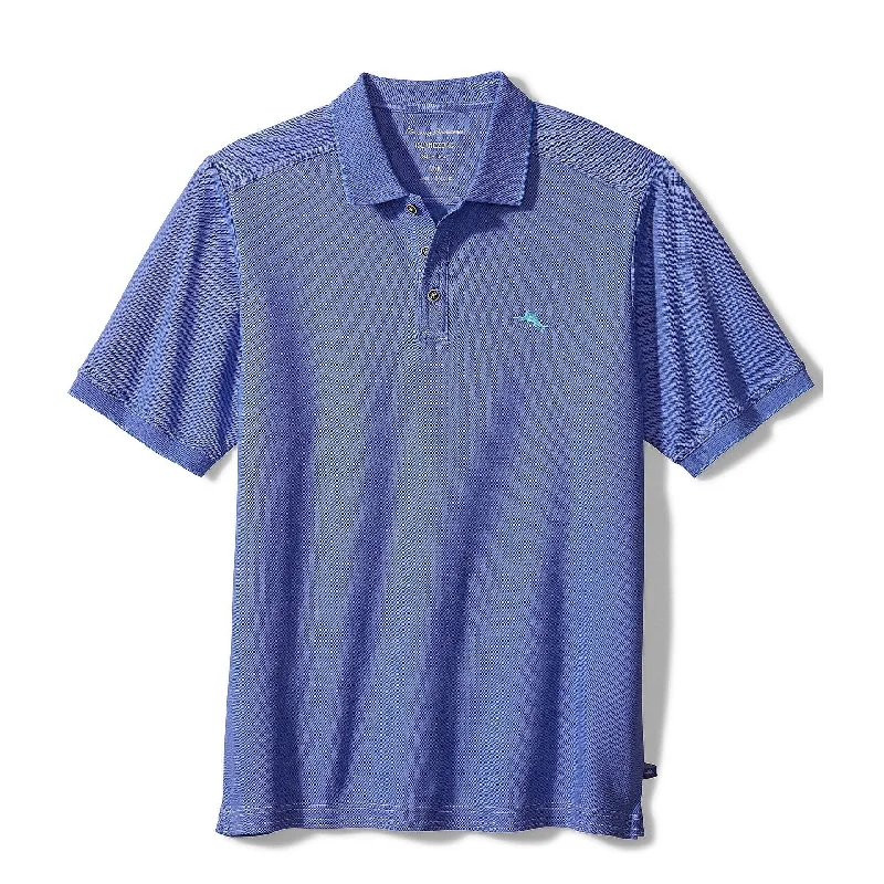 Cool Jackets Tommy Bahama Men's Emfielder 2.0 Polo Dark Blue Size Small