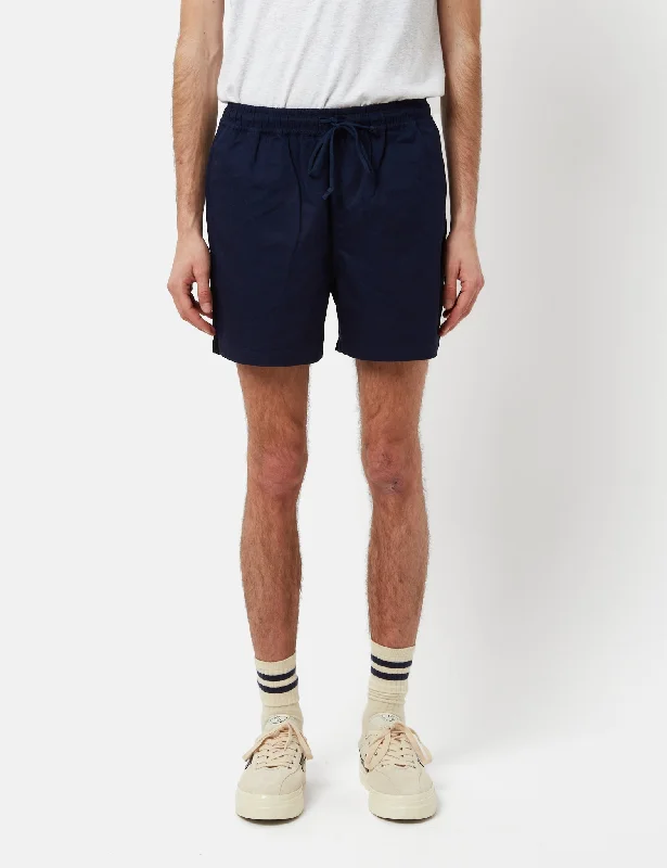 Cozy Jackets Universal Works Action Shorts (Fine Twill) - Navy Blue