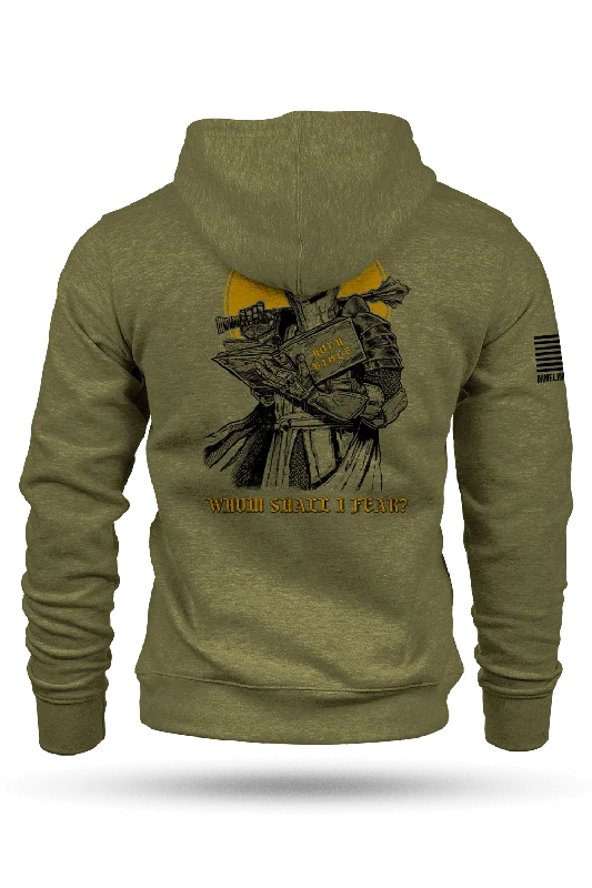 Minimalist Pieces Whom Shall (Psalm 27:1) - Hoodie