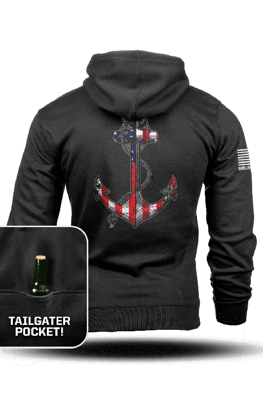 Travel Wear Anchor Flag - Tailgater Hoodie