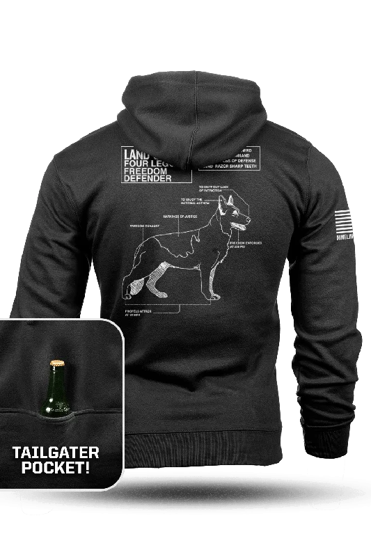 Urban Fashion Land Shark - Tailgater Hoodie