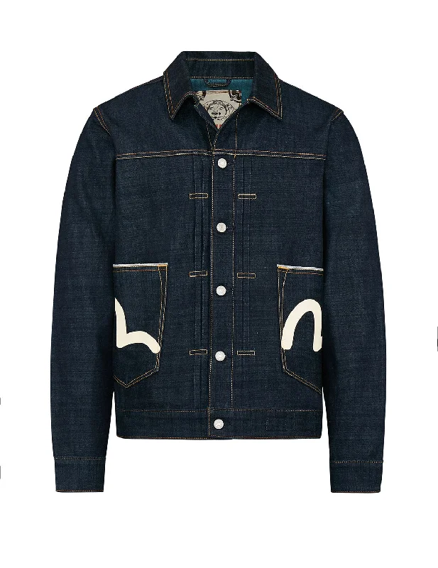 Casual Styles Brushstroke Daicock Deconstructed Denim Jacket