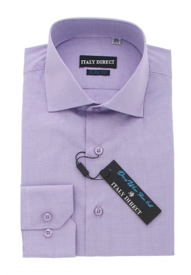 Bold Designs Dark Purple Slim Fit Dress Shirt