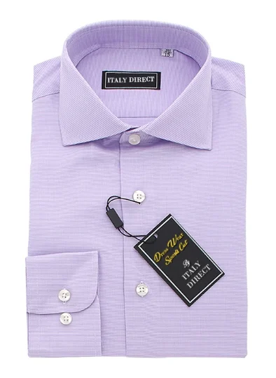 Casual Styles Purple Sport Fit Dress Shirt