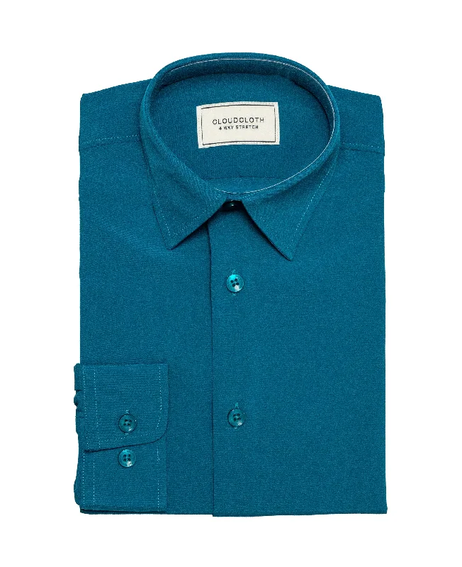 Comfortable Fits MSH9801 Emerald- 4Way Stretch Shirt. Available in 17 Colors!