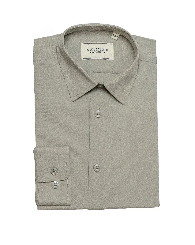 Classic Styles MSH9801 Gray- 4Way Stretch Shirt. Available in 17 Colors!