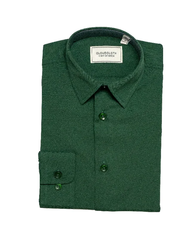 Smart Pants MSH9801 Hunter green- 4Way Stretch Shirt. Available in 17 Colors!