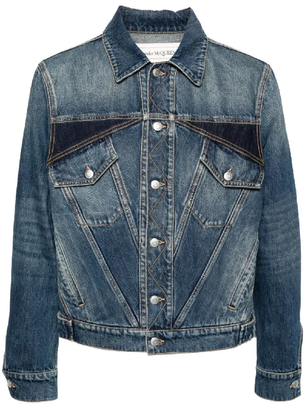 Bold Designs Panelled Denim Jacket