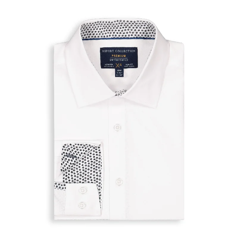 Street Outfit White Tonal Performance Shirt