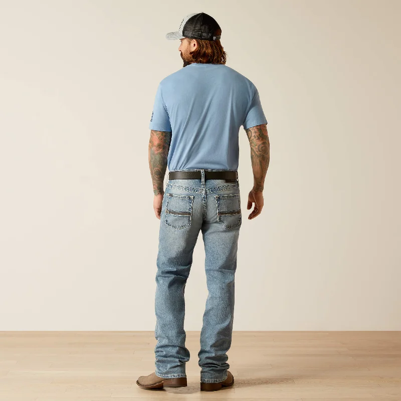 Formal Shirts Ariat Men's M4 Relaxed Apollo Bootcut Jeans in Orleans Wash (Big & Tall Sizing Available)
