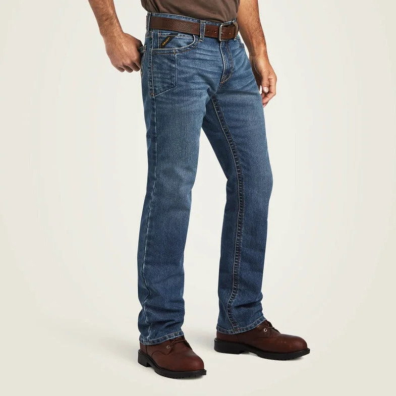 Travel Wear Ariat Men's Rebar M7 DuraStretch Edge Straight Leg Jean