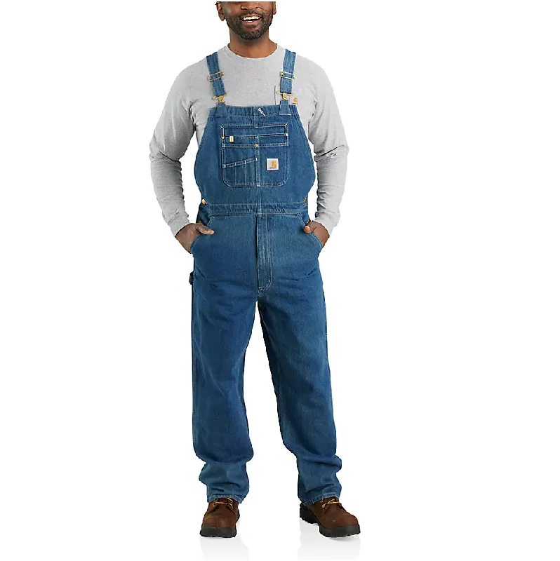 Casual Attire Carhartt Loose Fit Denim Bib Overalls