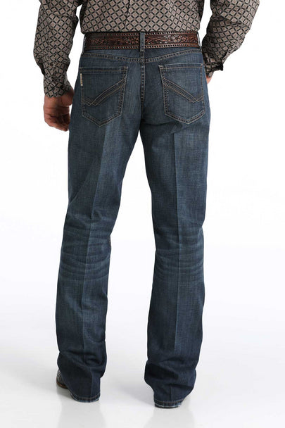 Simple Styles Cinch Men's Grant Relaxed Fit Bootcut Jean in Deep Rinse