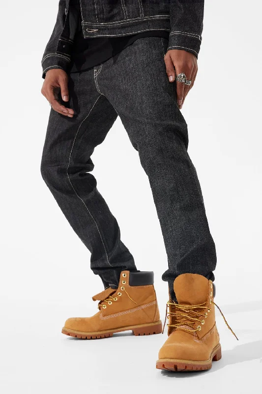 Relaxed Looks Collins - Crenshaw Denim (Raw Black)