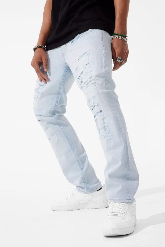 Layered Styles Collins - Elmhurst Denim (Iced White)