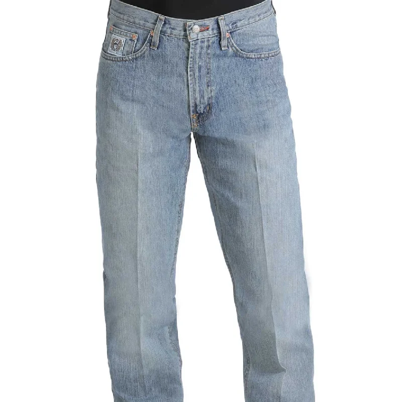 Classic Styles Cinch Men's White Label Relaxed Straight in Light Stonewash