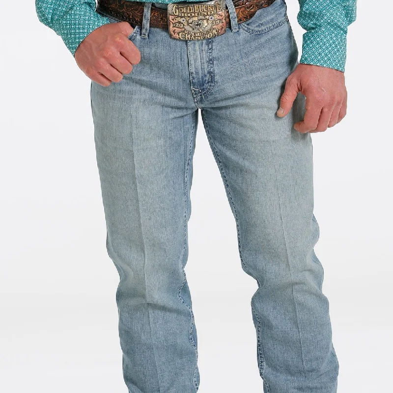 Sporty Designs Cinch Men's Jesse Slim Fit Jean in Light Stonewash