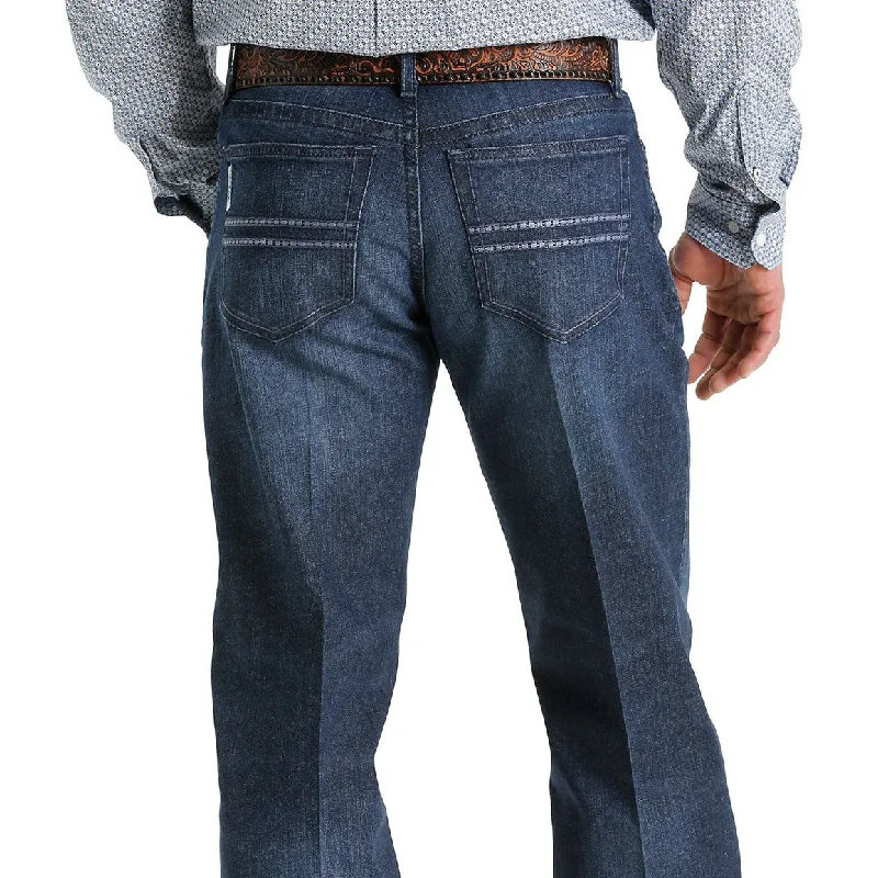 Minimalist Pieces Cinch Men's White Label Relaxed Straight Jean in Dark Stonewash
