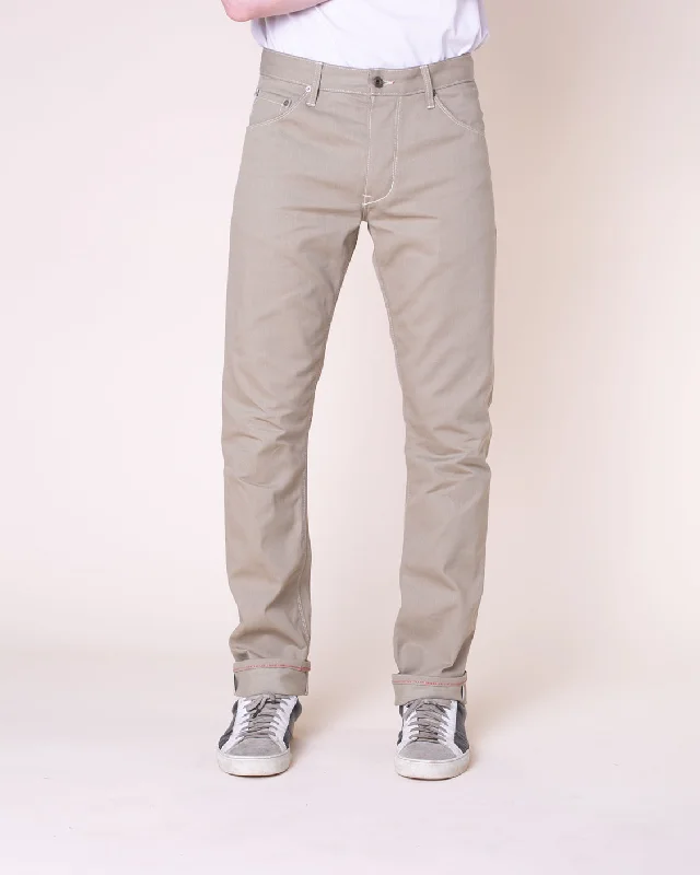 Trendy Look Jones | Dark Khaki Selvage