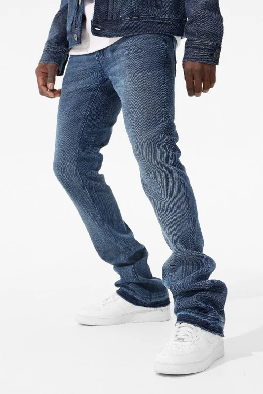 Street Style Martin Stacked - Cavalry Denim (Imperial Blue)