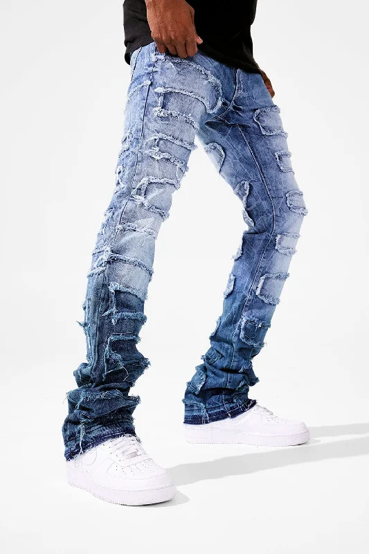 Summer Wear Martin Stacked - Python Denim