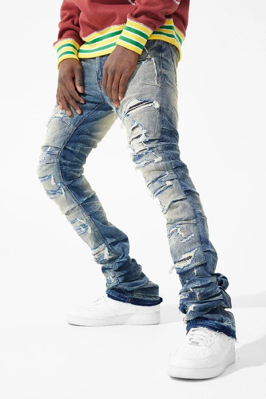 Modern Outfit Martin Stacked - Ripple Effect Denim