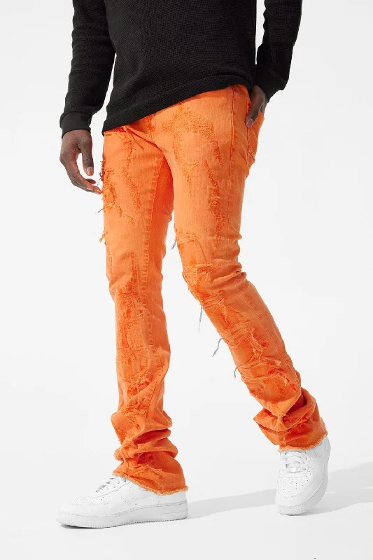 Classic Styles Martin Stacked - Santorini Denim (Creamsicle)