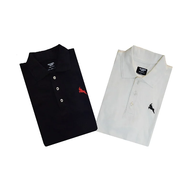 Denim Looks Navy Polo T-Shirt