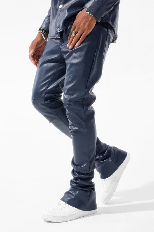 Smart Casual Ross Stacked - Thriller Pants (Midnight Blue)
