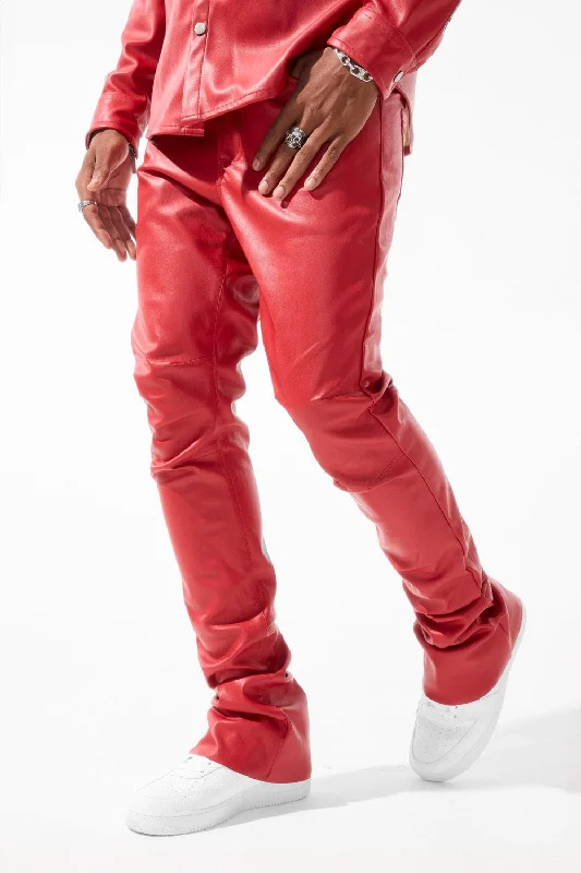 Urban Fashion Ross Stacked - Thriller Pants (Red)