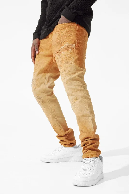 Trendy Sweaters Sean - Elemental Denim (Burnt Orange)