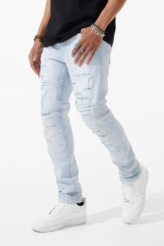 Warm Jackets Sean - Elmhurst Denim (Iced White)