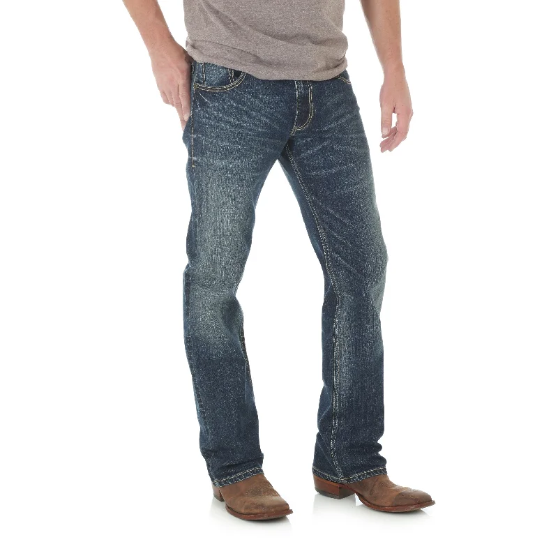 Cool Bottoms Wrangler Retro Men's Slim Fit Bootcut Jean in Layton