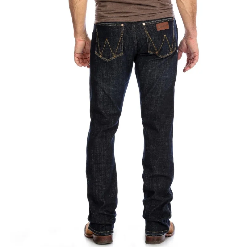 Bold Colors Wrangler Retro Men's Slim Fit Bootcut Jean in Dax