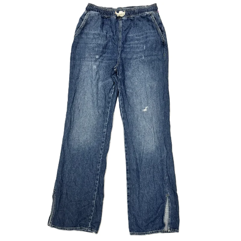 Denim Looks Blue Denim Pants Wide Leg By Pilcro, Size: Mt