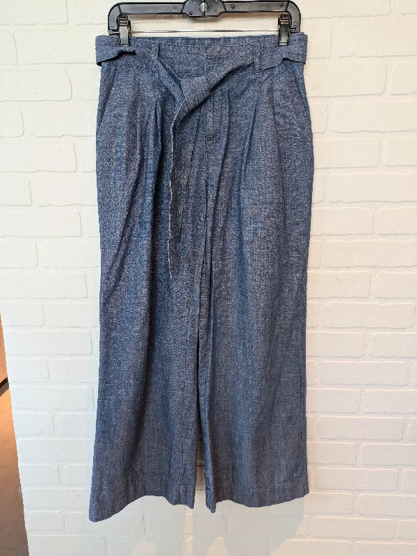 Relaxed Styles Blue Pants Wide Leg Banana Republic, Size 2