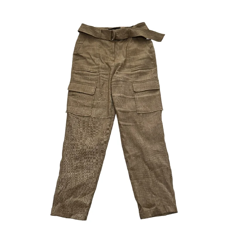 Practical Clothing Brown Pants Wide Leg White House Black Market, Size 6