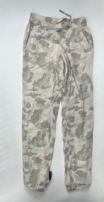 Fashion Jacket Camoflauge Pants Ankle Pink Rose, Size S