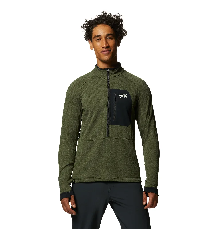 Cozy Jackets Mountain Hardwear - Men's Polartec® Power Grid™ Half-Zip Jacket