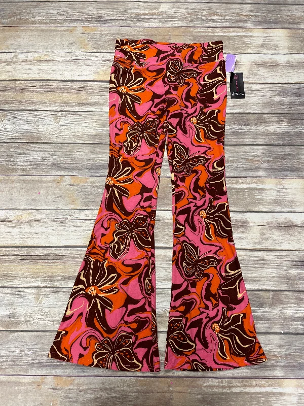 Smart Tops Multi-colored Pants Wide Leg No Boundaries, Size L