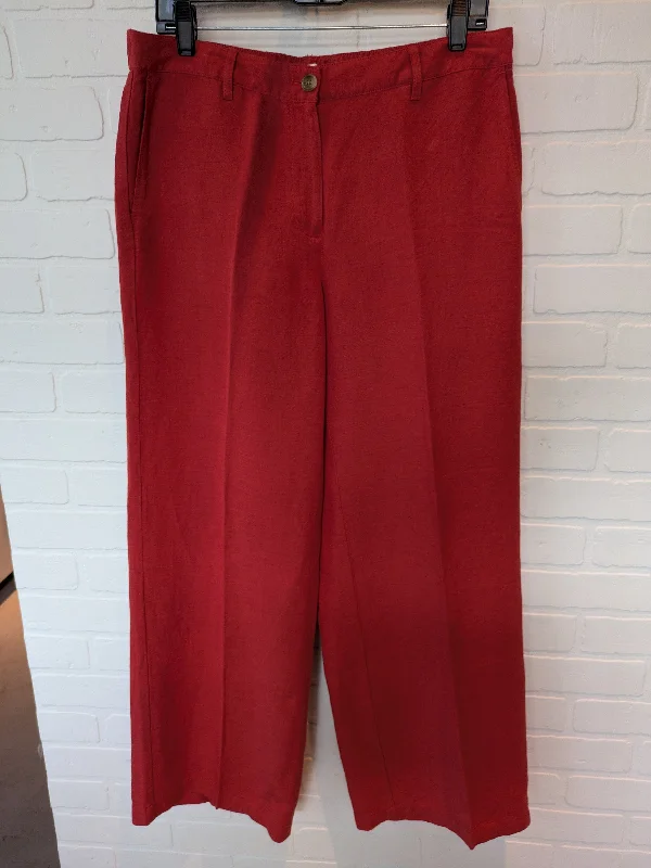 Comfortable Fits Orange Pants Wide Leg J. Jill, Size 10
