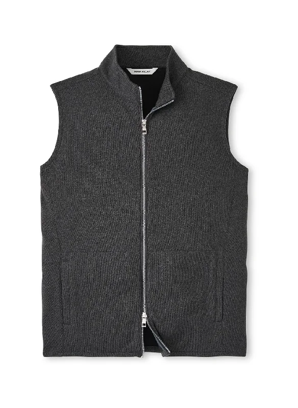 Simple Styles Peter Millar - Men's Crown Sweater Fleece Vest - Iron