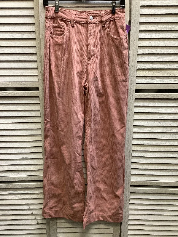 Timeless Wardrobe Pink Pants Corduroy Shein, Size M