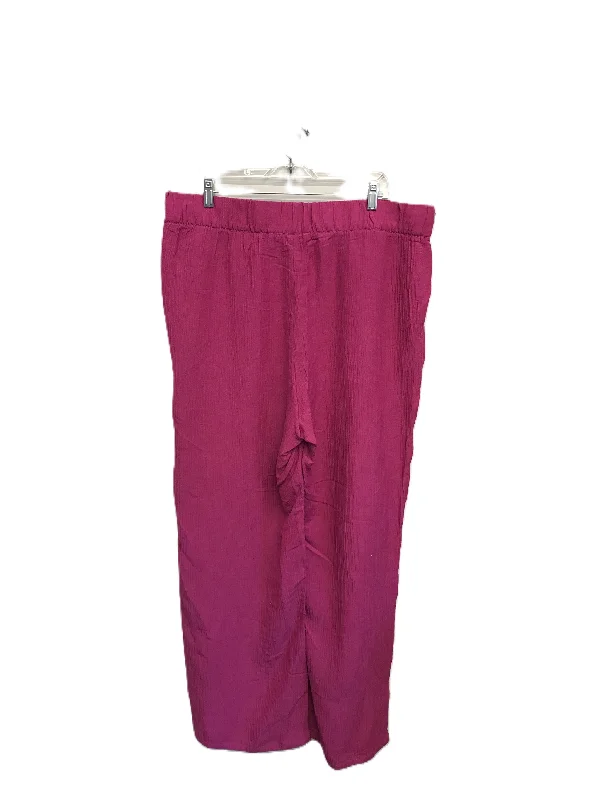 Classic Styles Pink Pants Lounge By Soft Surroundings, Size: 18