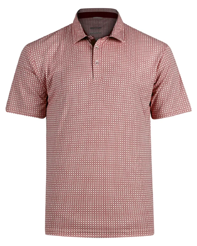 Relaxed Fit Clothing Swannies Golf - Men's Tanner Printed Polo