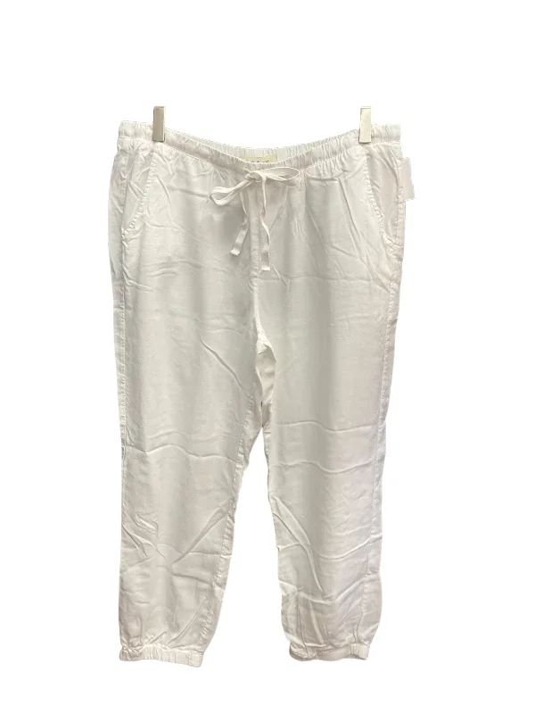 Casual Jackets White Pants Linen Cloth & Stone, Size L