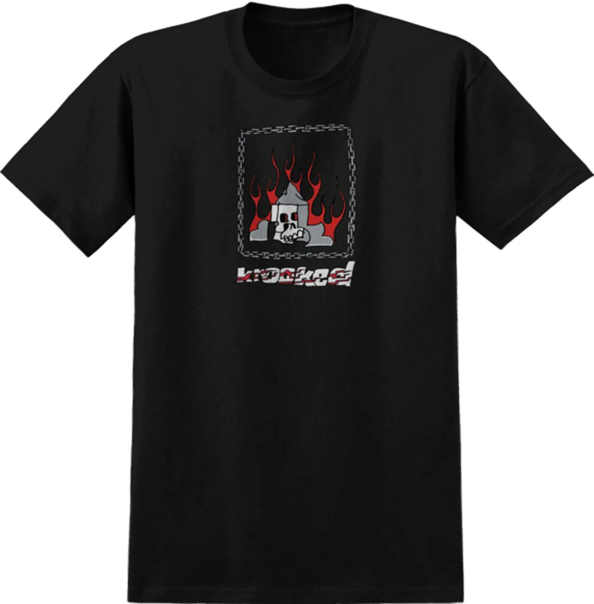 Fashion Bottoms Chain Frame T-Shirt