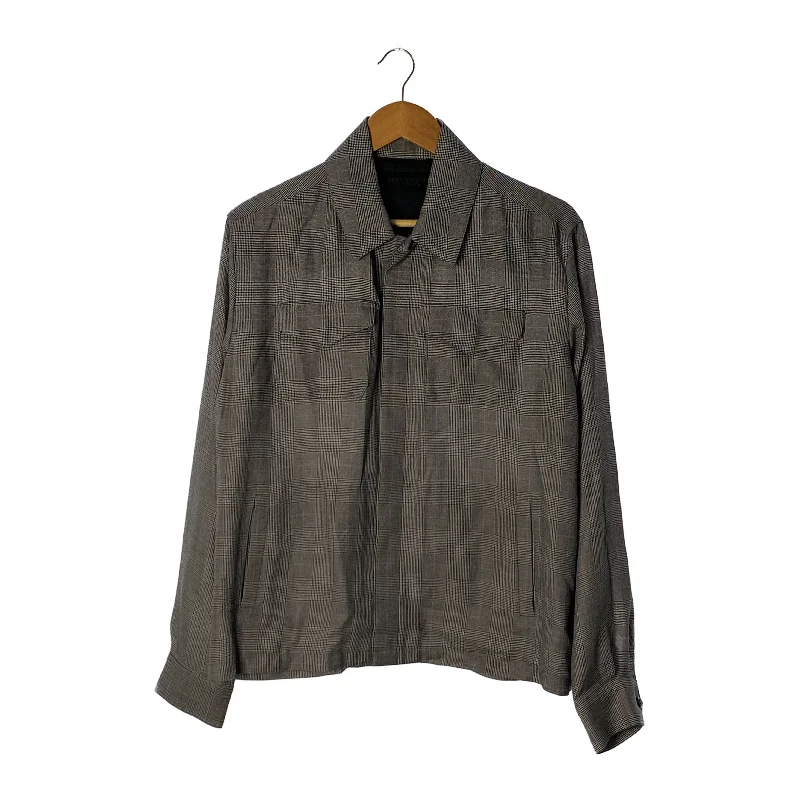 Formal Shirts UNDERCOVER/LS Shirt/2/Gray/Rayon/Plaid/UCY4204-2